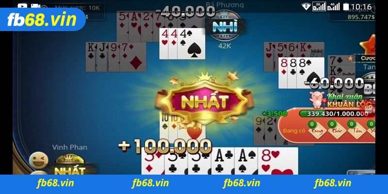 Cách cá cược game bài phỏm trực tuyến cơ bản cho tân thủ Fb68
