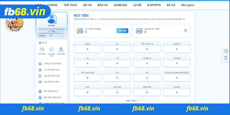 Hướng Dẫn Cách Rút Tiền Fb68 Một Cách Chi Tiết Và Hiệu Quả Nhất